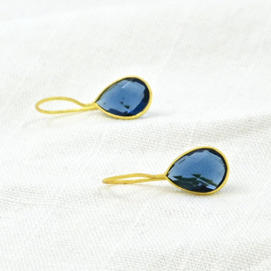 TEARDROP GEMSTONE EARRING