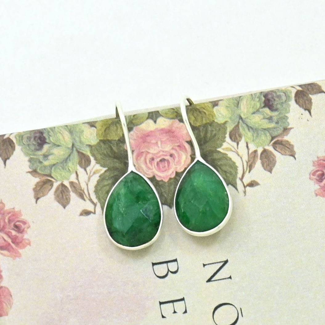 TEARDROP GEMSTONE EARRING