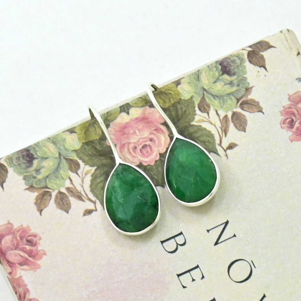 TEARDROP GEMSTONE EARRING