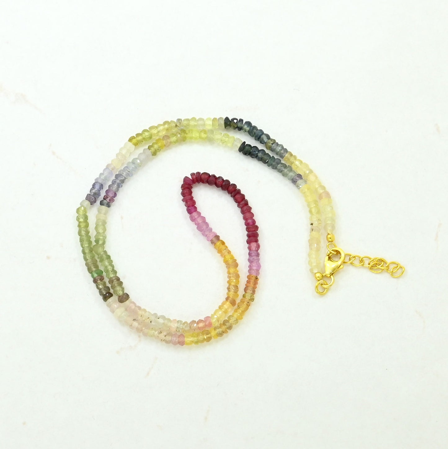 MULTI SAPPHIRE NECKLACE