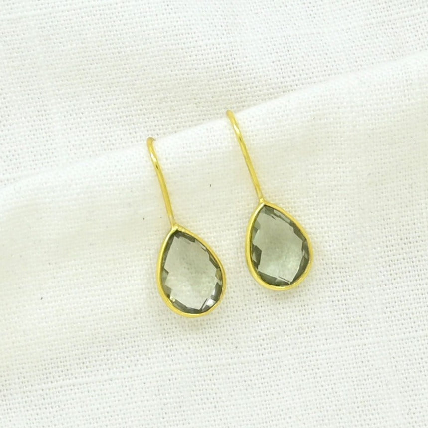 TEARDROP GEMSTONE EARRING