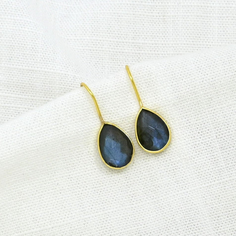 TEARDROP GEMSTONE EARRING