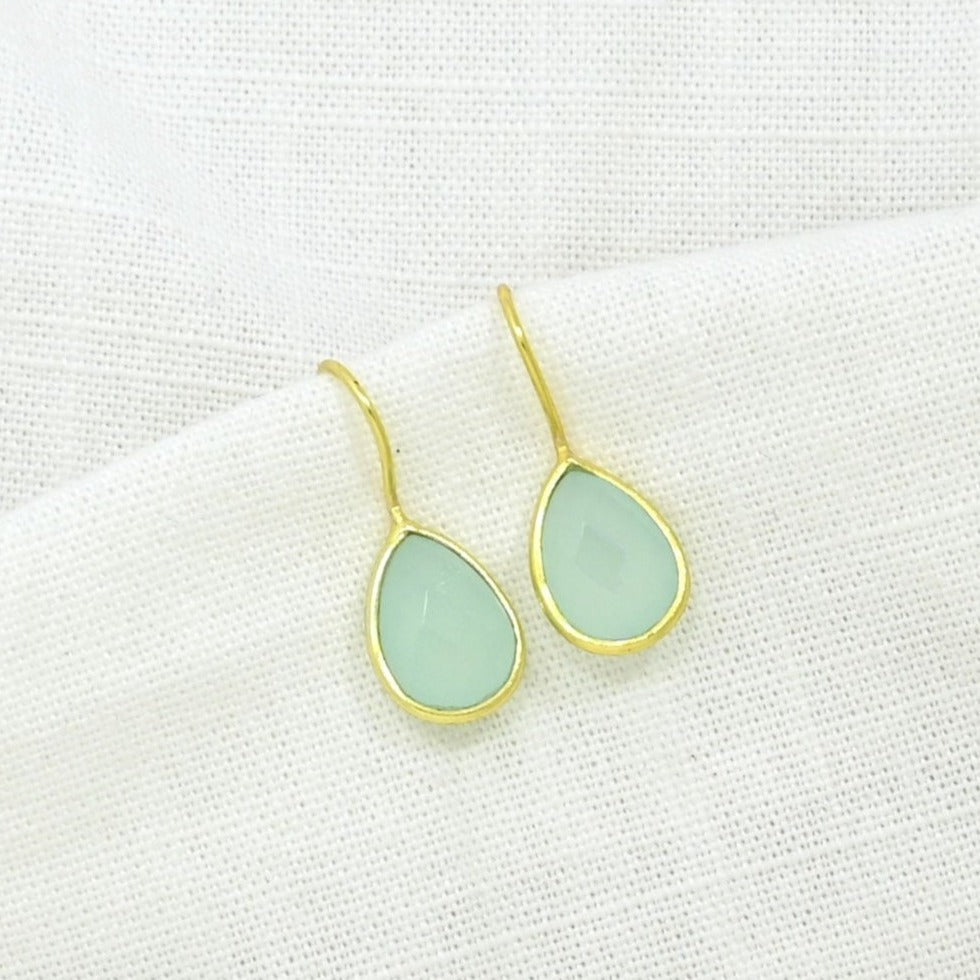 TEARDROP GEMSTONE EARRING