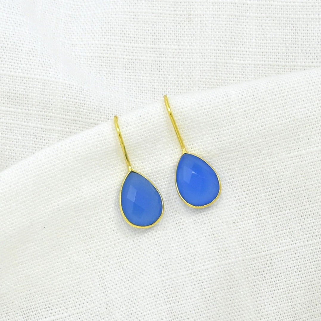 TEARDROP GEMSTONE EARRING