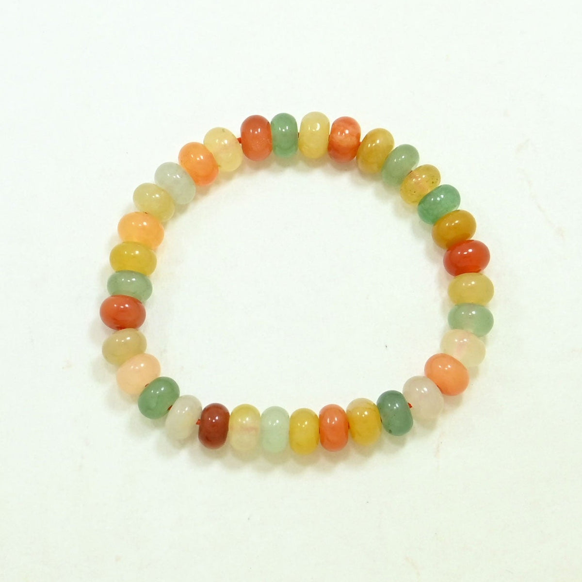 Gemstone Beaded Bracelet - Multicolor Aventurine