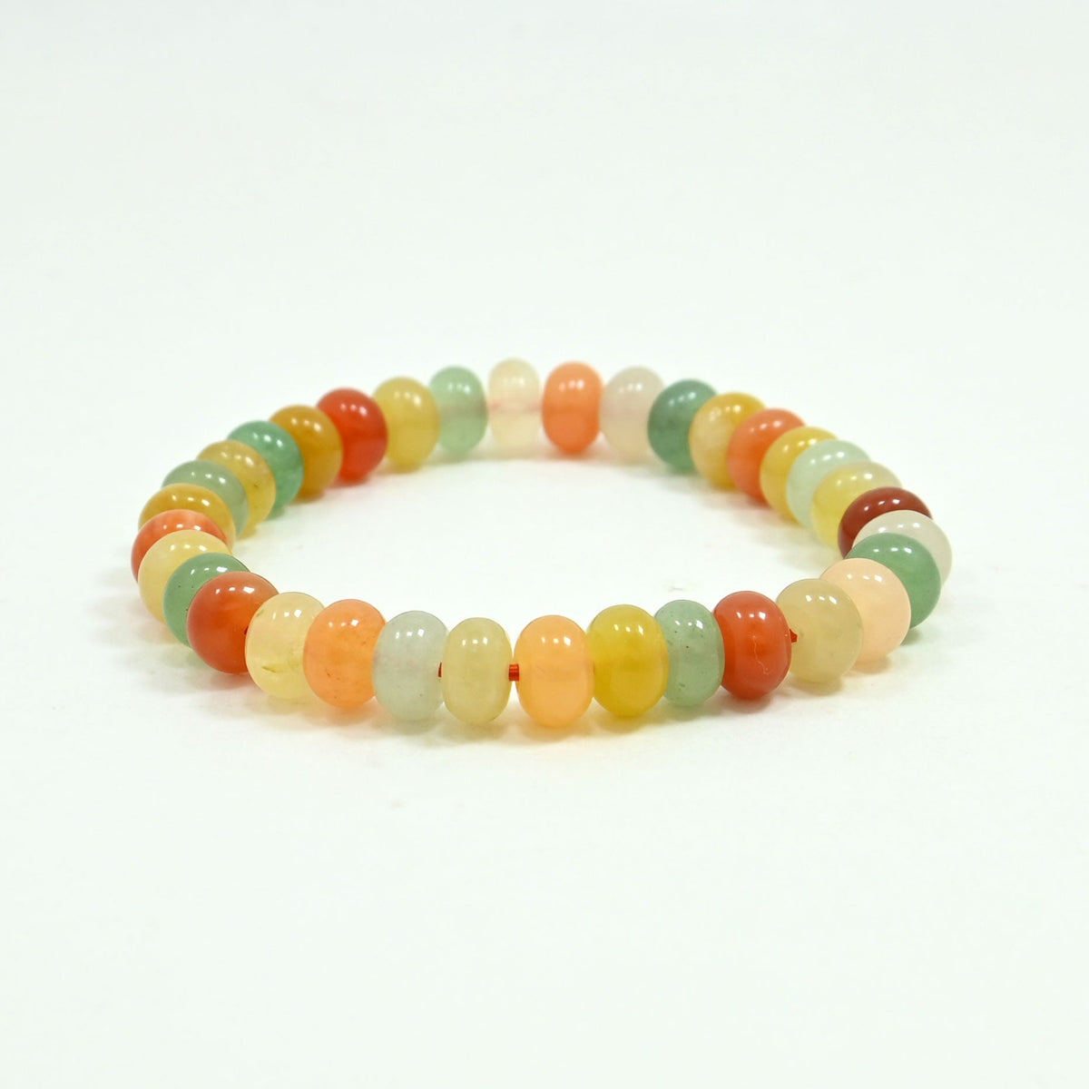 Gemstone Beaded Bracelet - Multicolor Aventurine