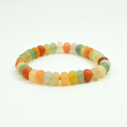 Gemstone Beaded Bracelet - Multicolor Aventurine