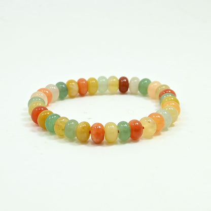 Gemstone Beaded Bracelet - Multicolor Aventurine