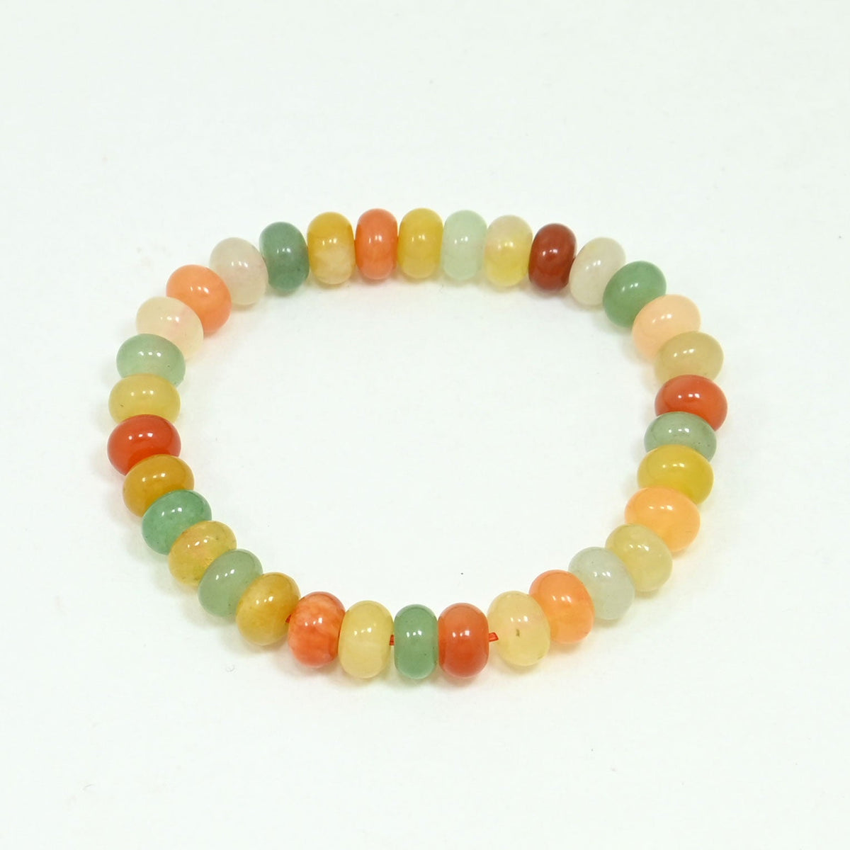 Gemstone Beaded Bracelet - Multicolor Aventurine