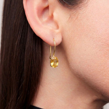 CLARA EARRING - CITRINE