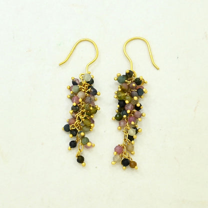 SOHAILA EARRING - MULTICOLOR TOURMALINE