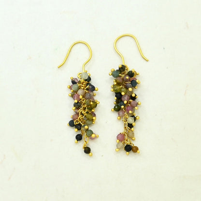 SOHAILA EARRING - MULTICOLOR TOURMALINE