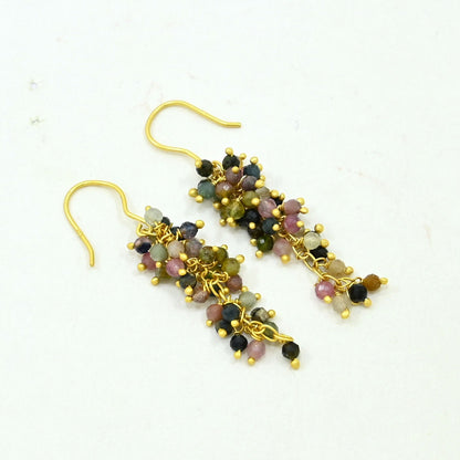 SOHAILA EARRING - MULTICOLOR TOURMALINE
