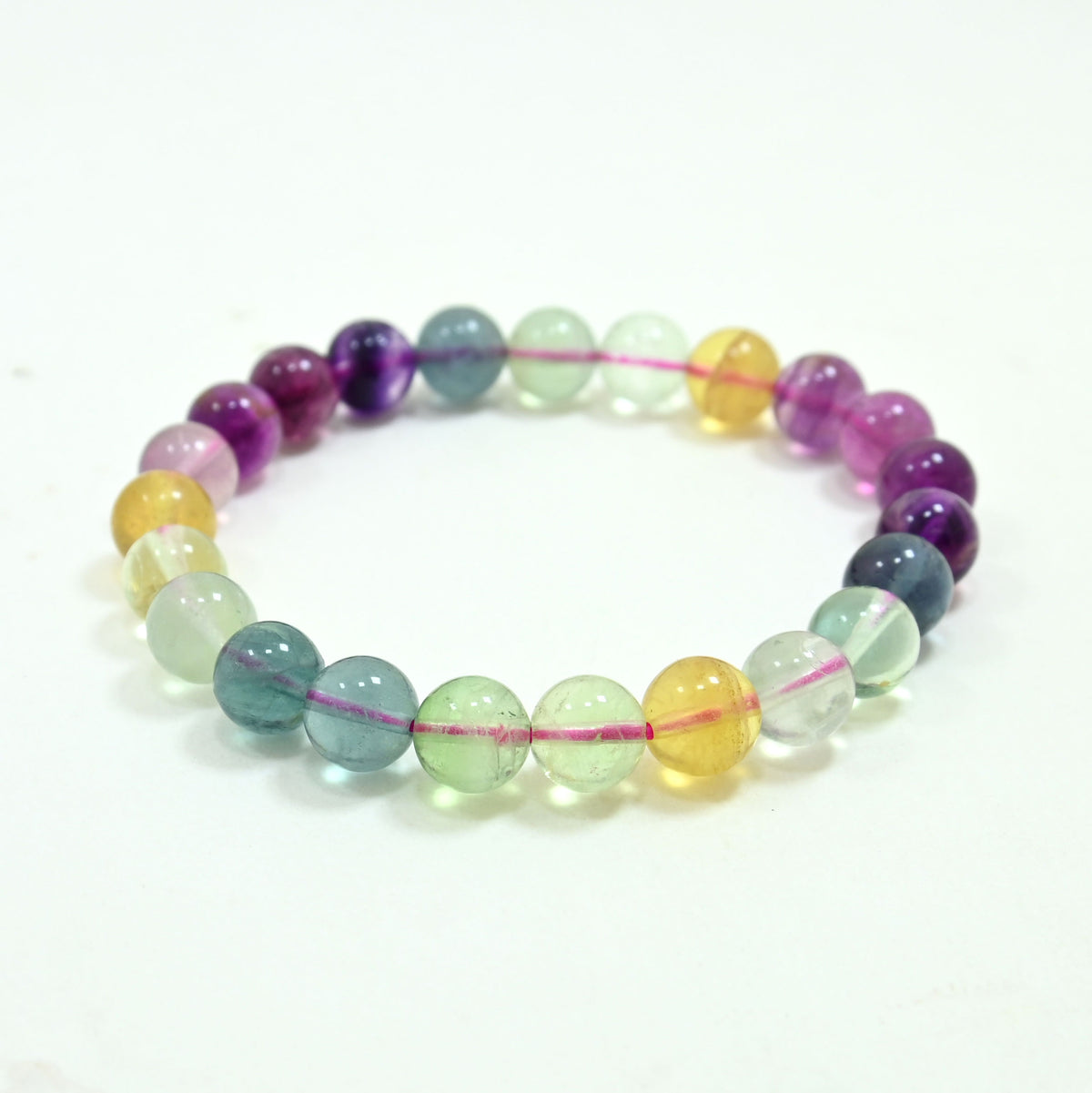 Handgeflochtenes Bunt Armband - Tanzanit   