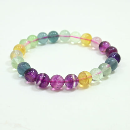 Handgeflochtenes Bunt Armband - Tanzanit   