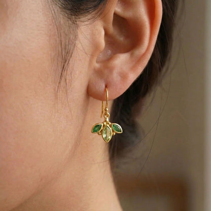 MINA EARRING - GREEN AVENTURINE