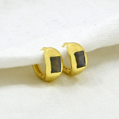 HUGGIE HOOP EARRING