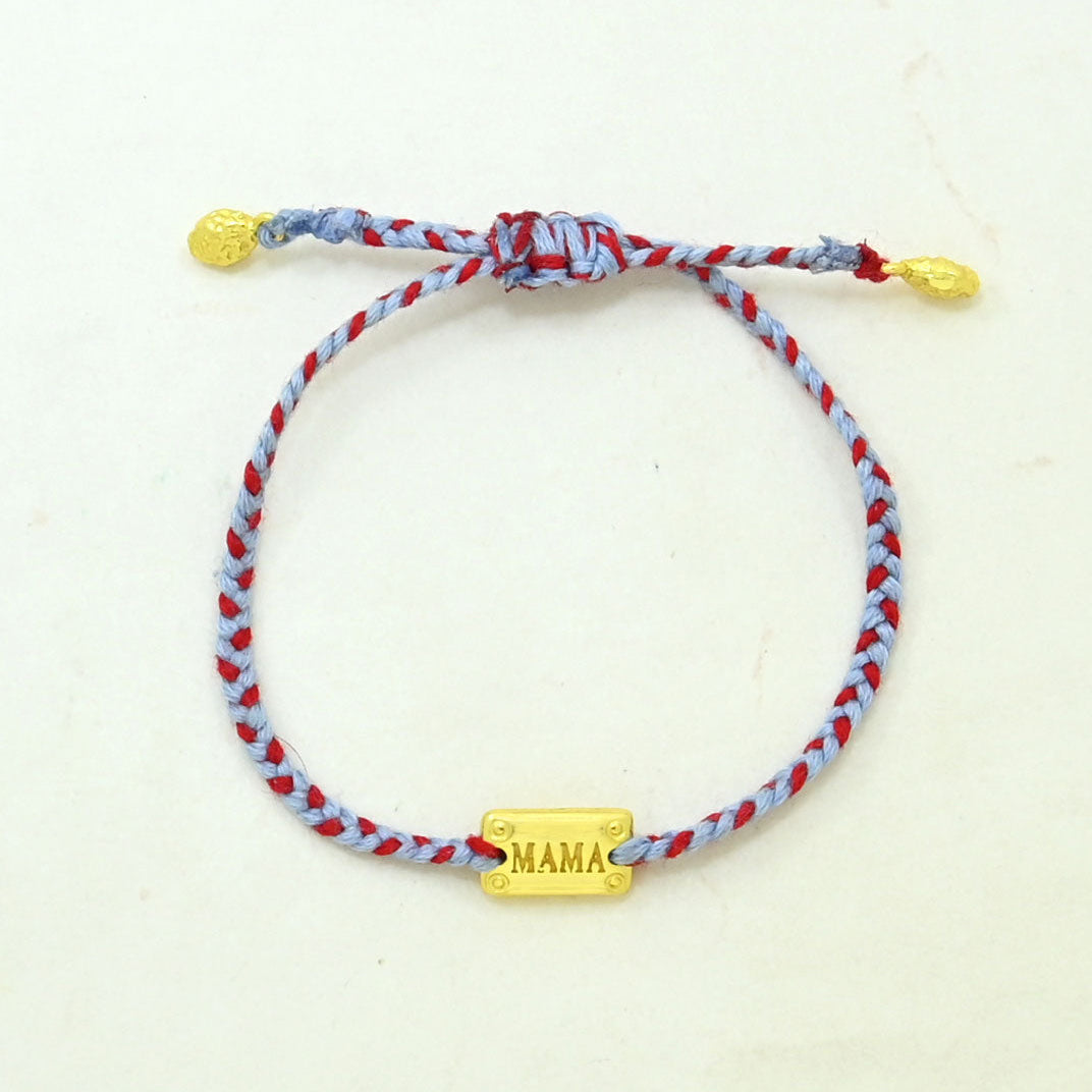 Mama hand woven bracelet