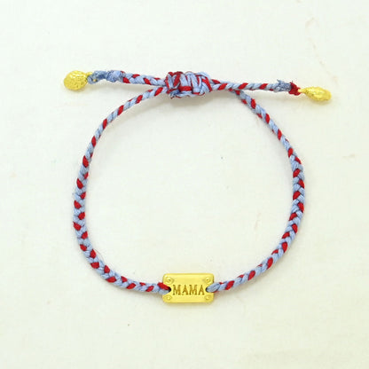Mama hand woven bracelet