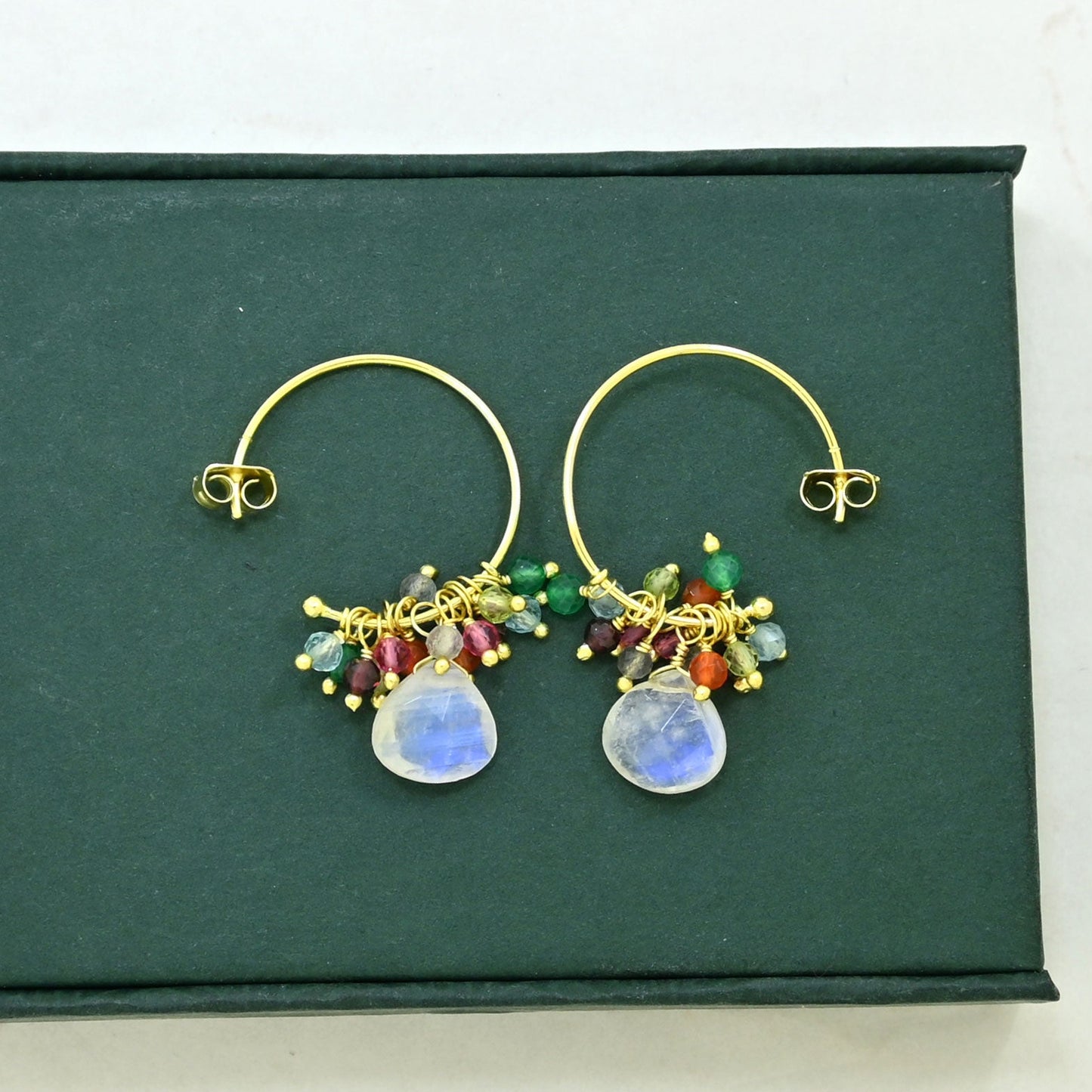 COLORFUL HOOP EARRING