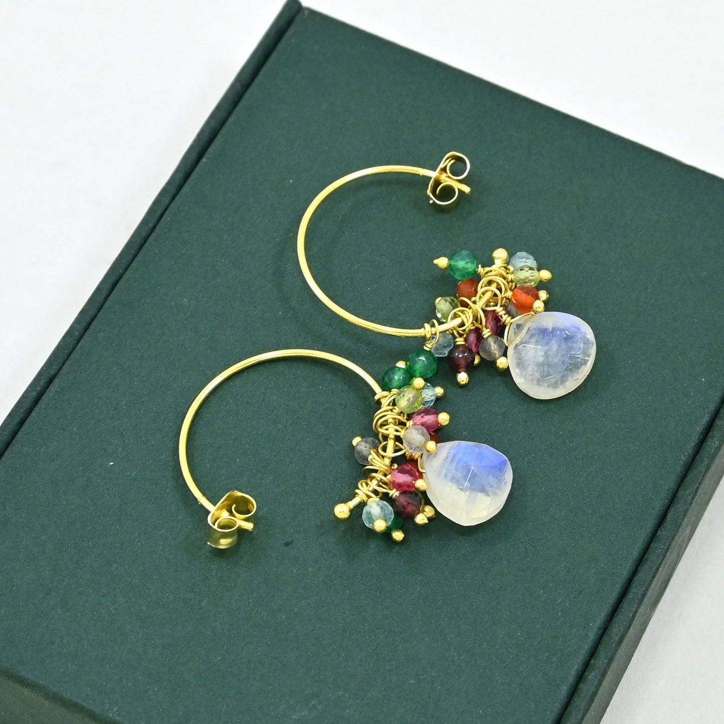 COLORFUL HOOP EARRING
