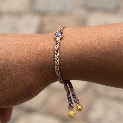 purple amethyst bracelet