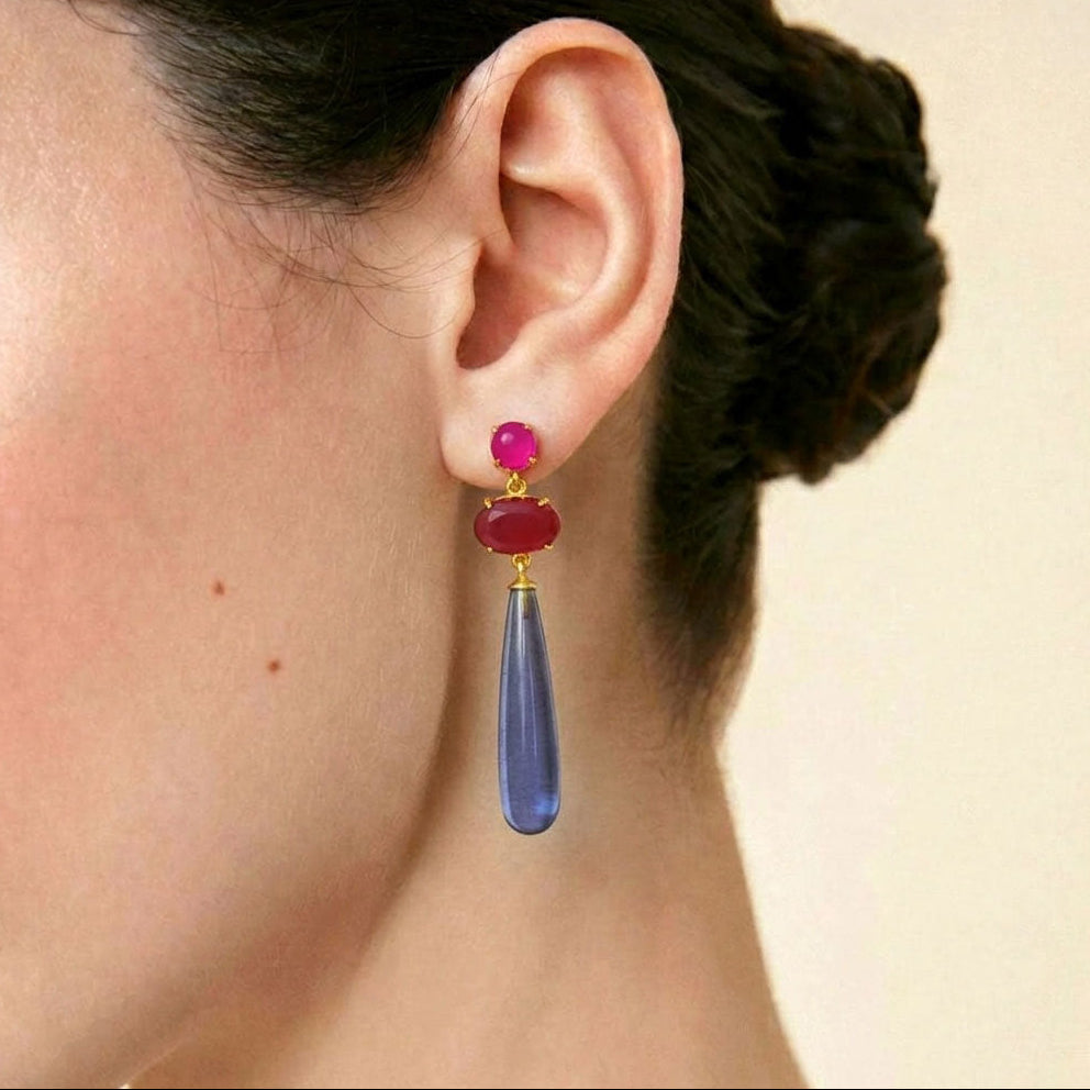JANA EARRING - TANZANITE