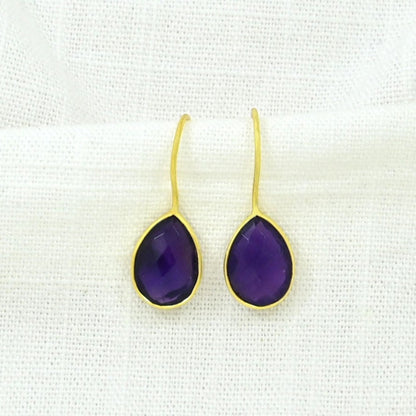 TEARDROP GEMSTONE EARRING