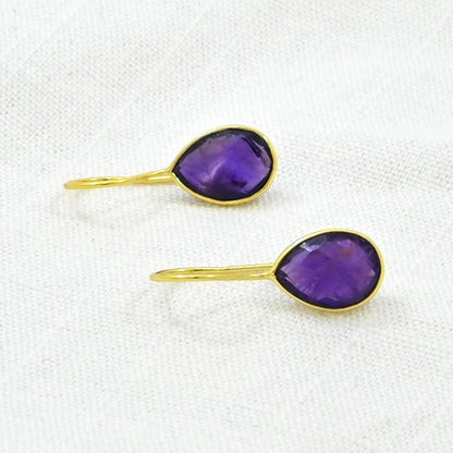 TEARDROP GEMSTONE EARRING