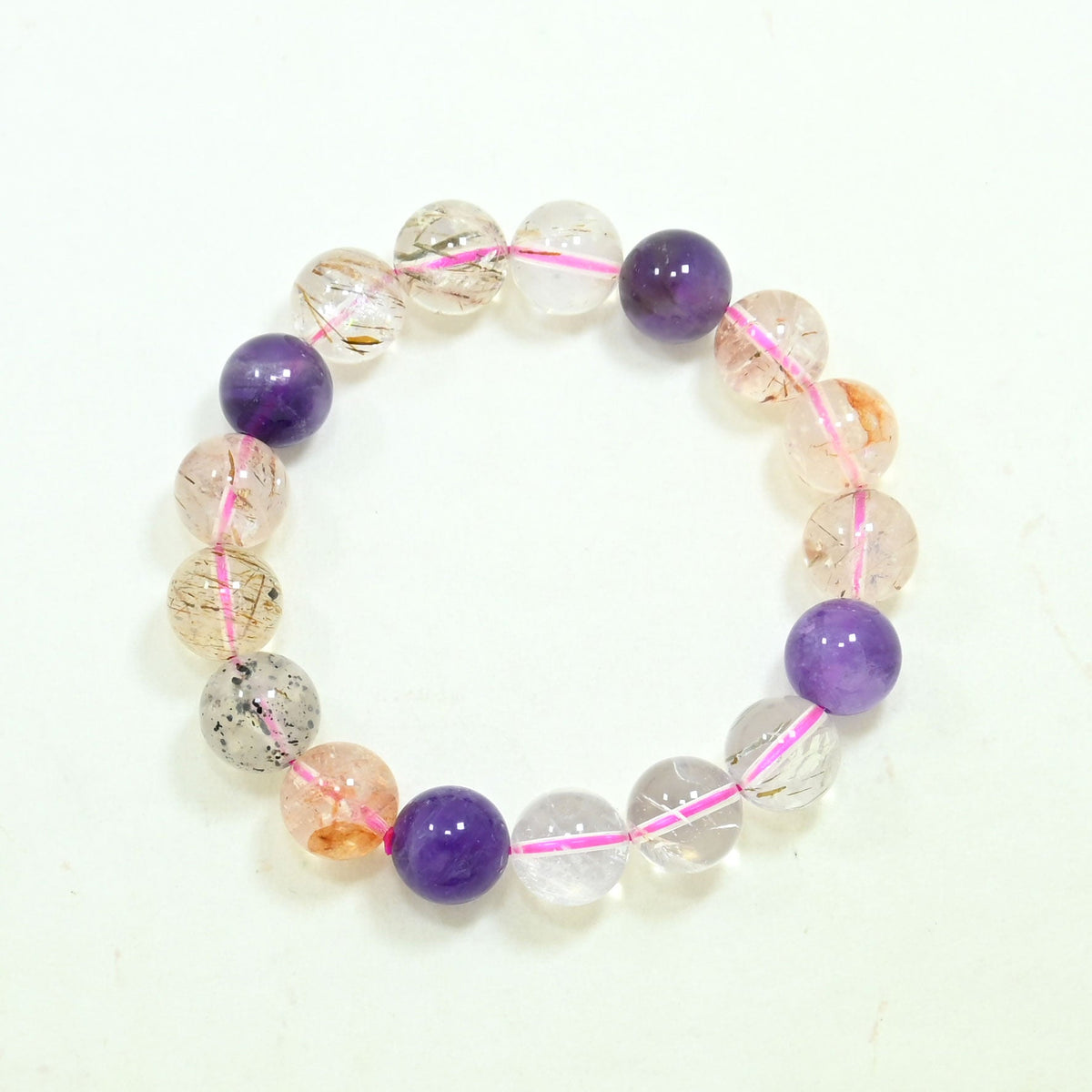 Gemstone Beaded Bracelet - Super Seven