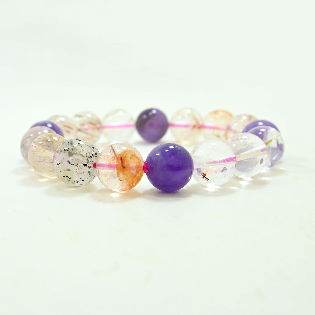 Gemstone Beaded Bracelet - Super Seven