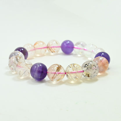 Gemstone Beaded Bracelet - Super Seven