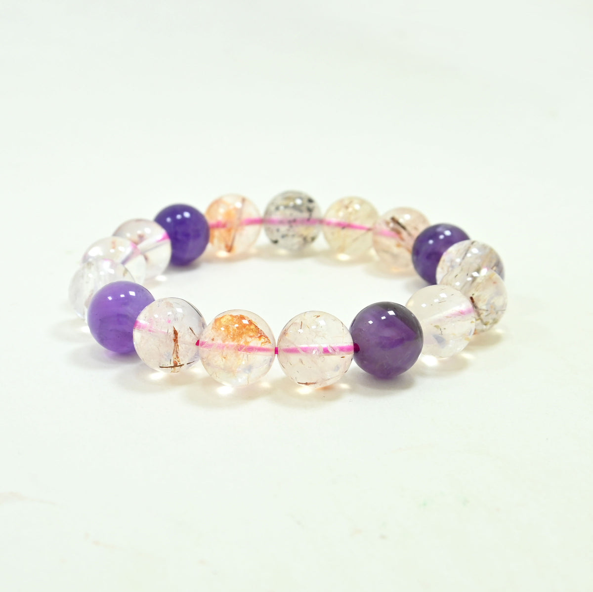 Gemstone Beaded Bracelet - Super Seven