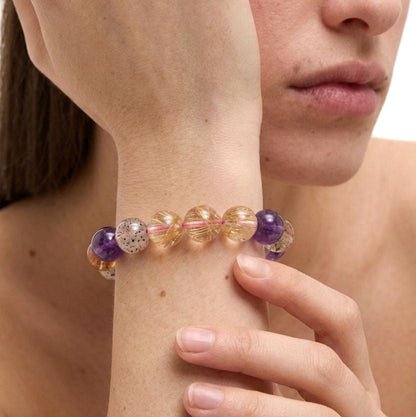 Gemstone Beaded Bracelet - Super Seven