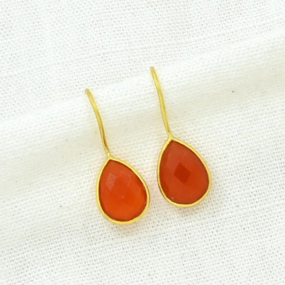 TEARDROP GEMSTONE EARRING