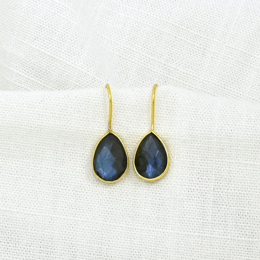 TEARDROP GEMSTONE EARRING