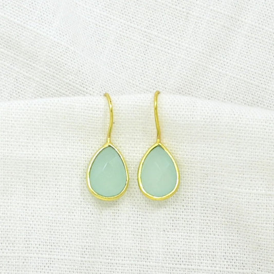 TEARDROP GEMSTONE EARRING