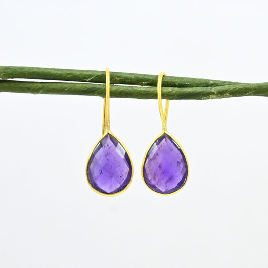 TEARDROP GEMSTONE EARRING