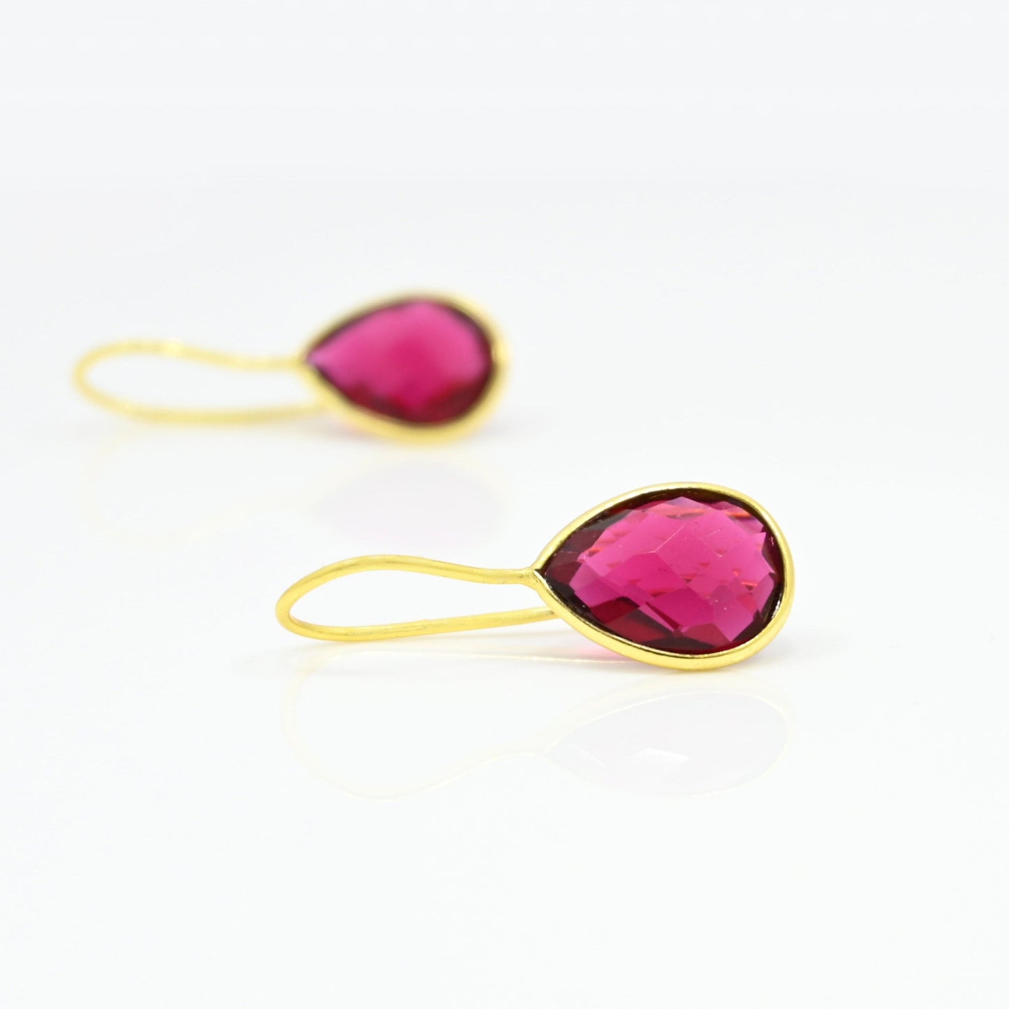 TEARDROP GEMSTONE EARRING