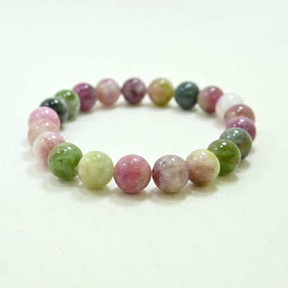 Handgeflochtenes Bunt Armband - Tanzanit   